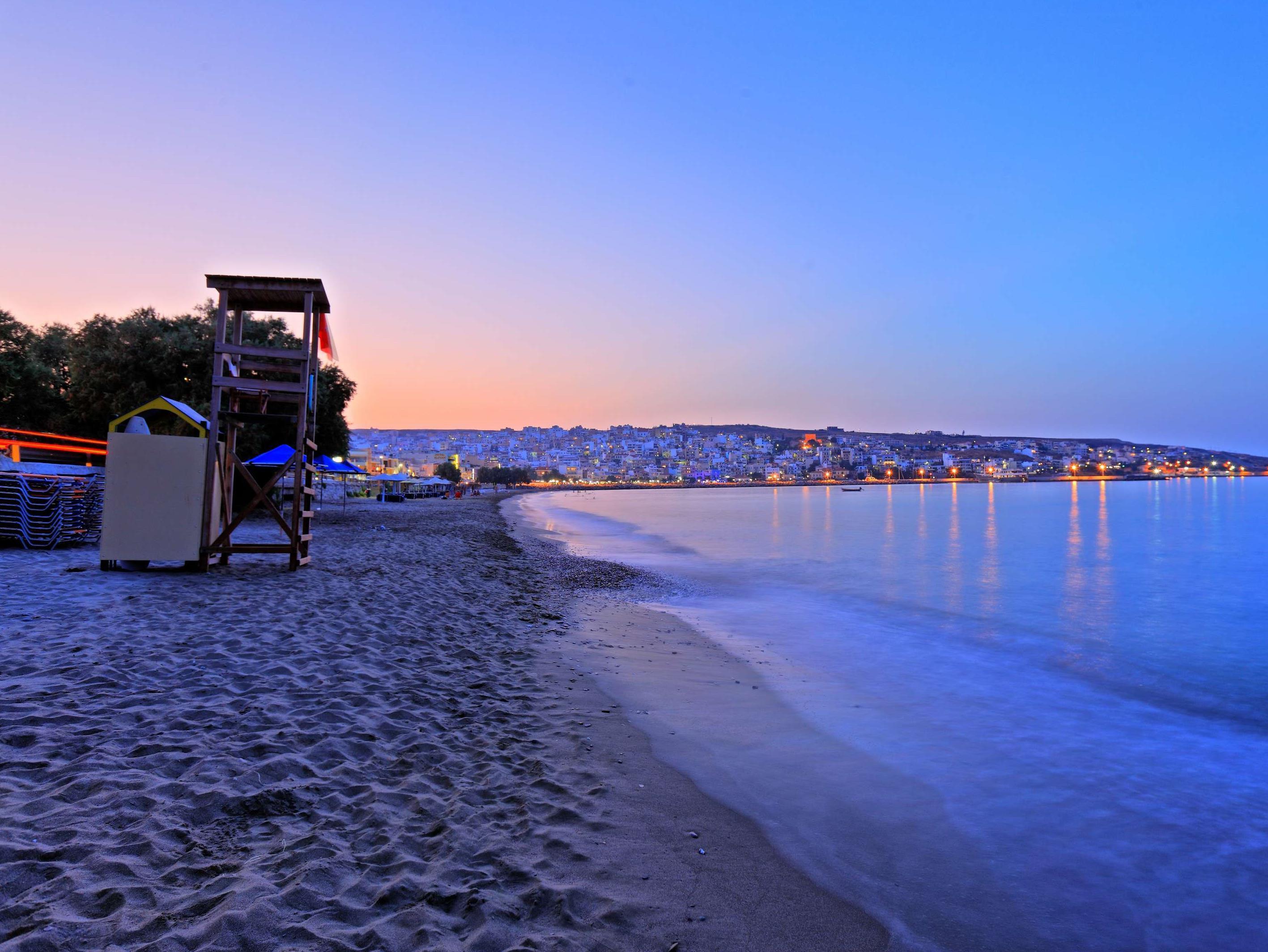 Sitia Beach City Resort & Spa Sitia (Crete) Exterior foto Sunset at the beach of Pefkos